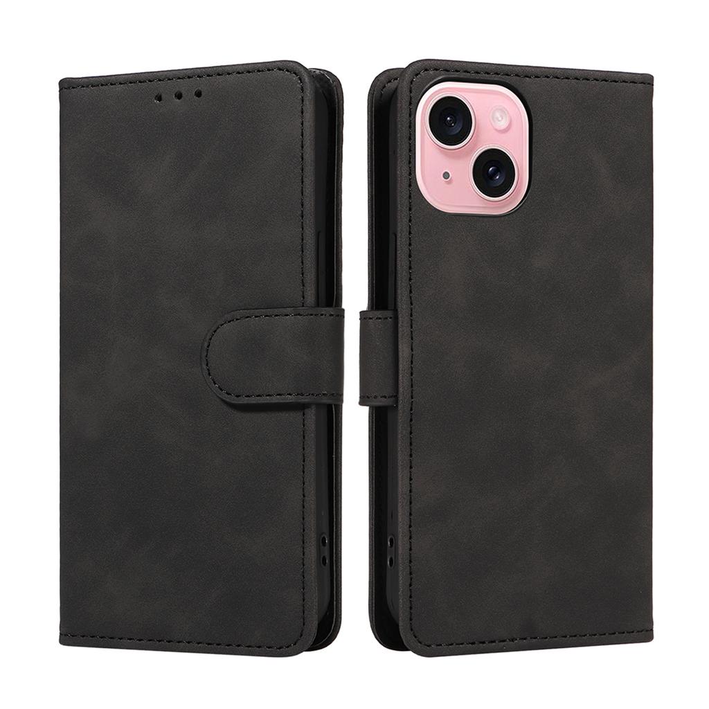 Artificial Leather Phone Case for Samsung Galaxy S21 Ultra S22 Ultra S23 Ultra S23 FE S10 Wallet Card Slot Flip Skin Solid Color