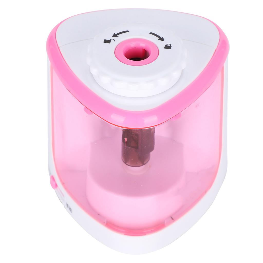 Автоматическая электрическая точилка для карандашей, портативное руководство с батарейным питанием для студенческого класса