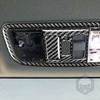 2Pcs For Honda Civic 8th 2006-2011 Carbon Fiber Overhead Light Panel Cover Trim