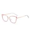 6213 Spring Temple New Fashionable Anti-Blue Cat Glasses Frame, Versatile Flat Glasses For European And American Street Photography
