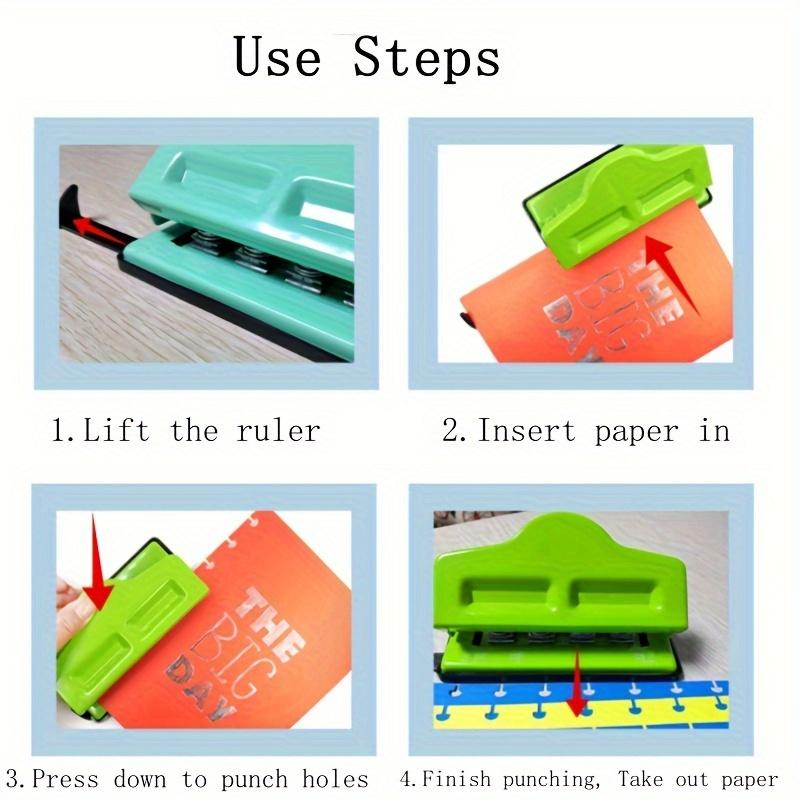 1Pc Mushroom Hole Paper Puncher for A4/A5/A6/A7 T-Type Discbound Notebook Binding Tool for Planners Scrapbooking