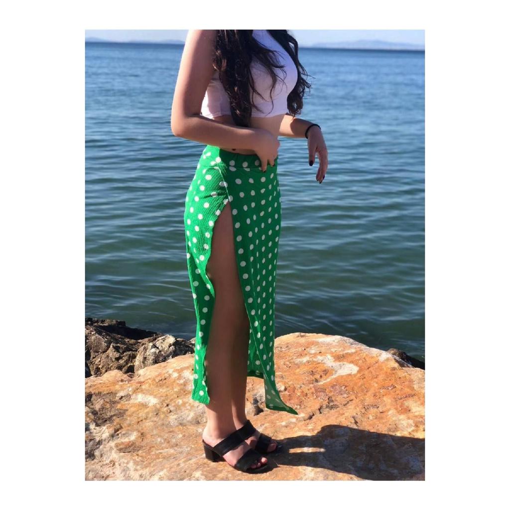 Women's Leopard Patterned Skirt