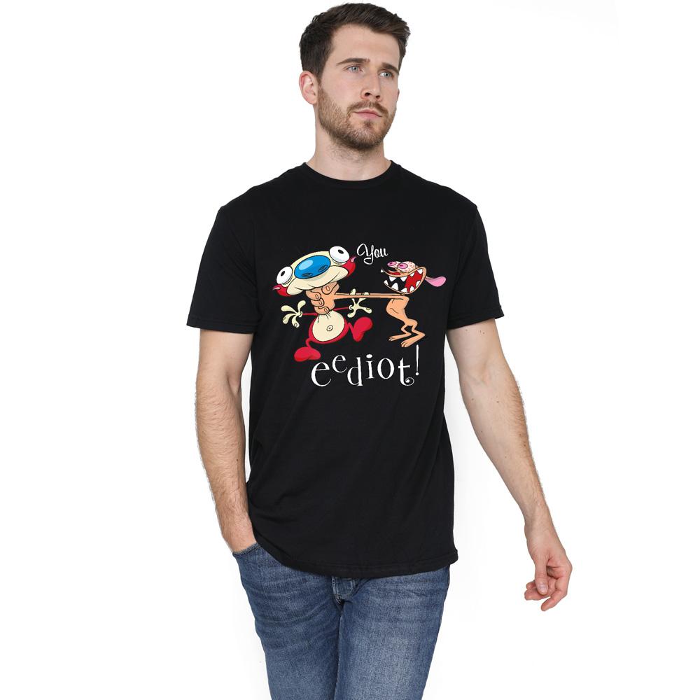 Ren & Stimpy Mens You Eediot T-Shirt