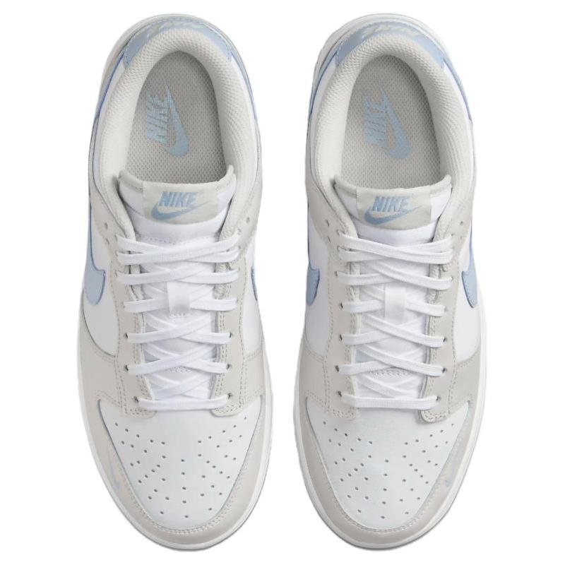Nike Женские кеды для скейтбординга Dunk Low Light Bone Armory Blue HF0023-100