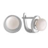 Серебряные серьги с натуральным жемчугом (2055280)