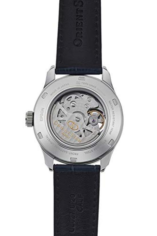 ORIENT STAR Автоматические механические часы Сделано в Японии Внутренняя гарантия Open Heart Navy [Orient Star] Полускелетон 2 года Производитель RK-AT0006L