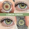 Eyeshare 1 Pair Color Contact Lenses Blue Soft Lenses Natural Brown Pupils Green Lenses Green Fashion Contact Lenses Each Year