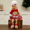 Пряничный человечек, кукла с длинными ногами, рождественская мягкая плюшевая игрушка, милая кухонная пряничная фигурка для мужчин и женщин, украшение на рождественскую елку