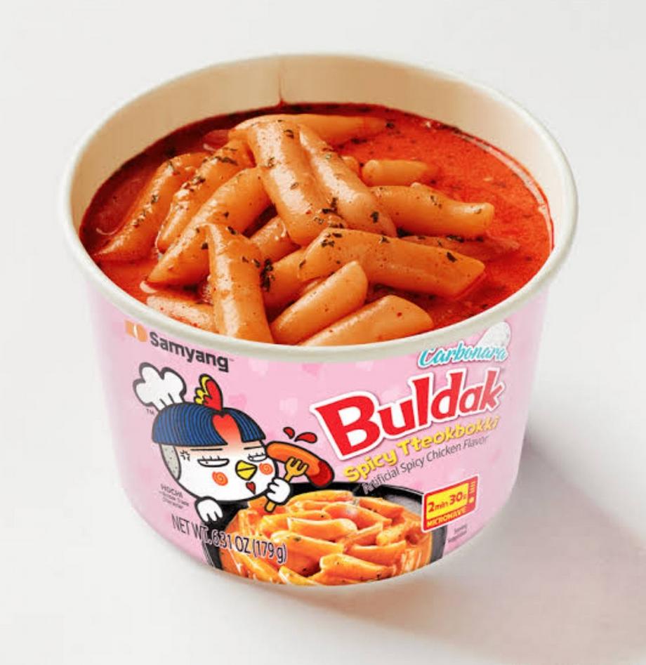 Samyang Carbo Hot Chicken Flavor Topokki In Cup 179g x 3pcs / Korean Topokki, Kfood, Authentic Korean Food