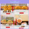 Food Sandwich Miniature Plush Keychain Doll Soft Stuffed Toy For Kids Pendant