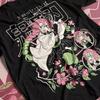 Mitsuri Kanroji T-shirt Demon Killer Kimetsu No Yaiba Nezuk Summer New Men's and Women's Streetwear