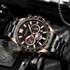 Роскошные деловые многофункциональные мужские часы кварцевые хронографы классические модные светящиеся наручные часы Reloj Hombre