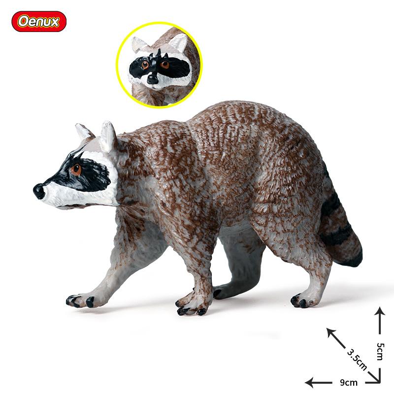 Oenux Лес Дикие животные Лось Змея Зебра Крокодил Павлин Лошадь Модель Фигурки Фигурки Миниатюрная Коллекция Детская Игрушка