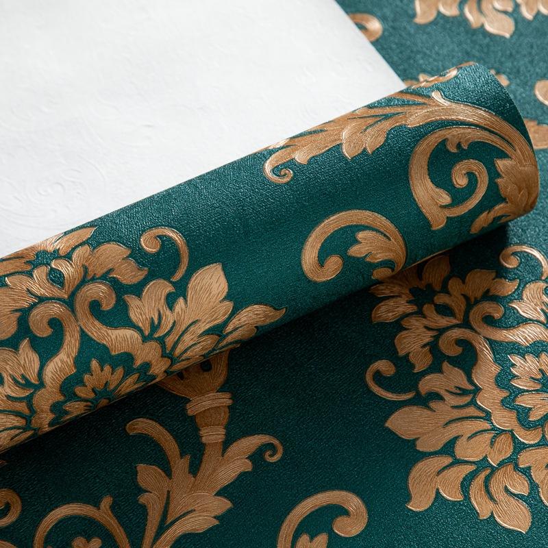 3D Обои в европейском стиле Гостиная Ресторан Отель Место проведения Легкая роскошь Тисненые Тисненые Водонепроницаемые обои