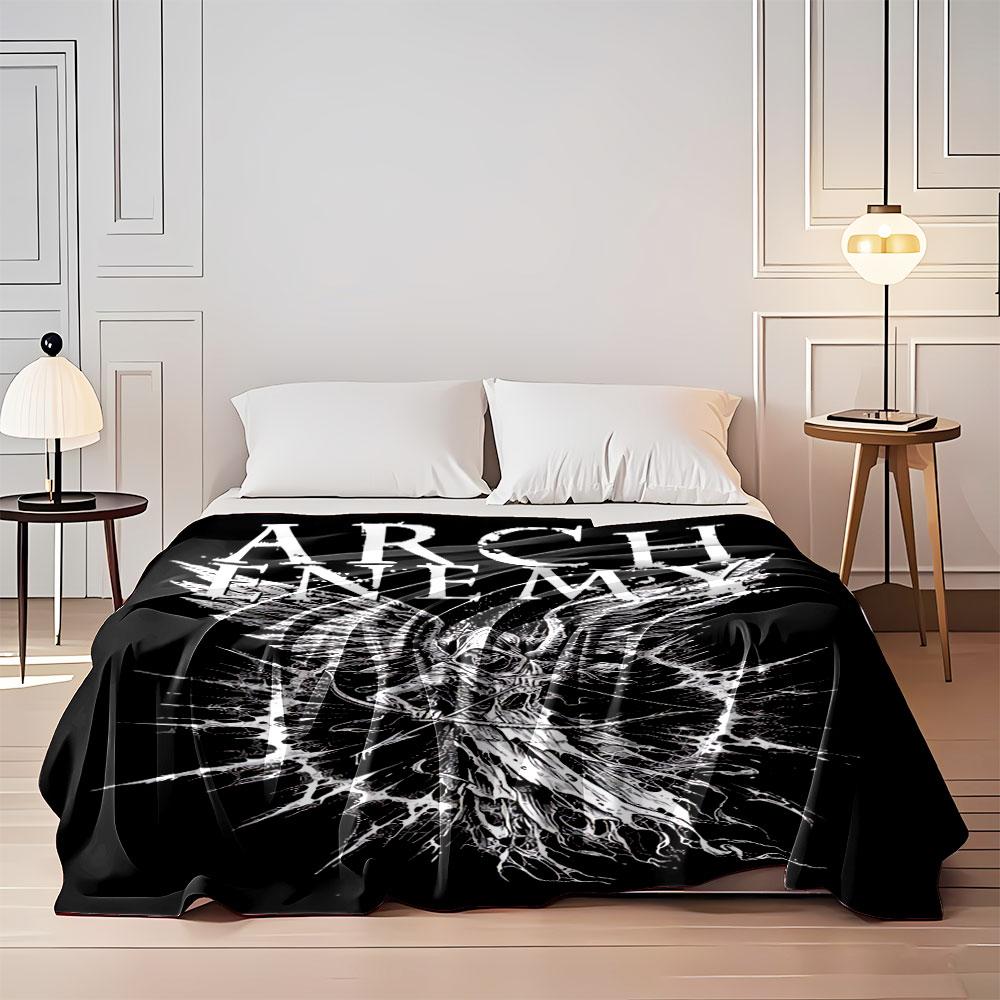 Arch Enemy Hooded Angel Design for all seasons blanket lunch break throw gift
