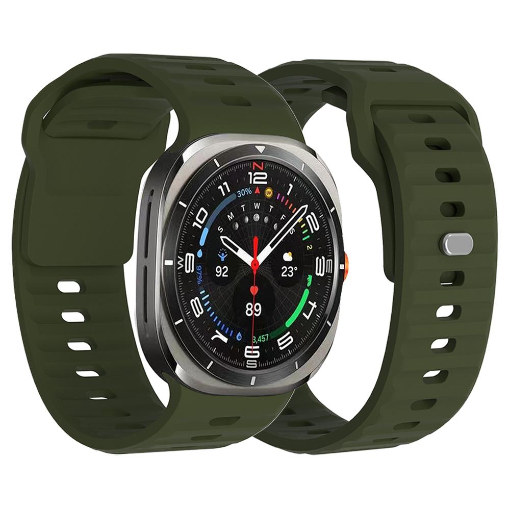 Спортивный мягкий силиконовый ремешок для Samsung Galaxy Watch Ultra Браслет для Galaxy Watch Ultra 47 мм Аксессуары для ремешка часов