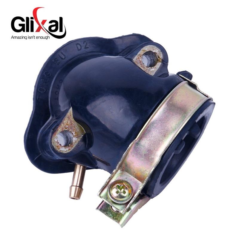 Впускной коллектор карбюратора Glixal 125cc 150cc GY6 152QMI 157QMJ JCL VENTO ZNEN JONWAY TAOTAO Мопед Квадроцикл Багги (1 пылесосный порт)