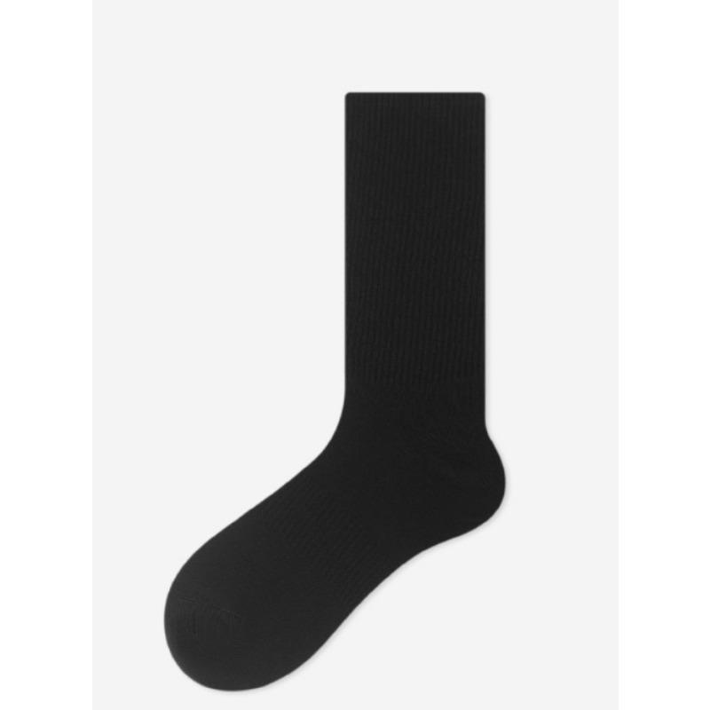 Men's Spring and Summer Short Socks, Black and White Socks, Anti-ball Mid-calf Socks, Basketball Sports Socks, Men's Cotton Socks