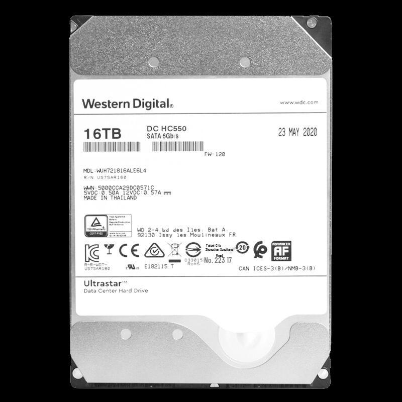 Жесткий диск Western Digital HC550 Enterprise SATA 16 ТБ
