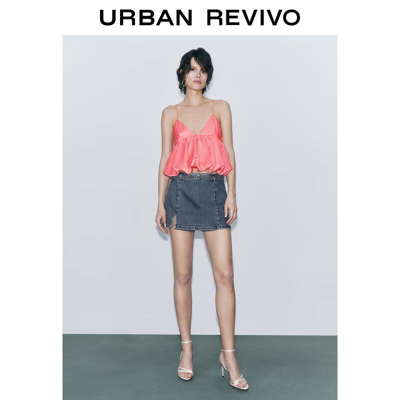 Летние потертые джинсовые шорты UR 2025 с ремнем