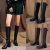 Женские сапоги на высоком каблуке с универсальным темпераментом и толстым каблуком.. Новые осенне-зимние сапоги оверсайз.