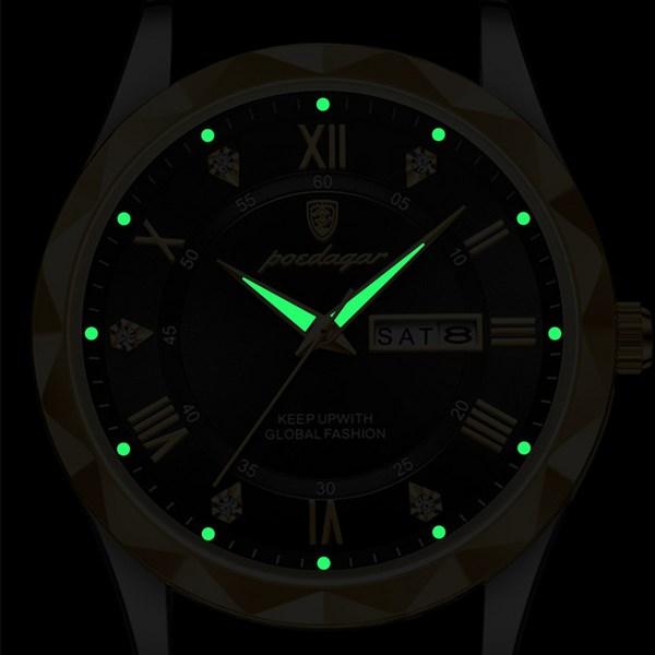 YGL Latest Leather Strap Fashion Men's Watch Luxury Multi Wristwatch Luxury Watch for Gifts