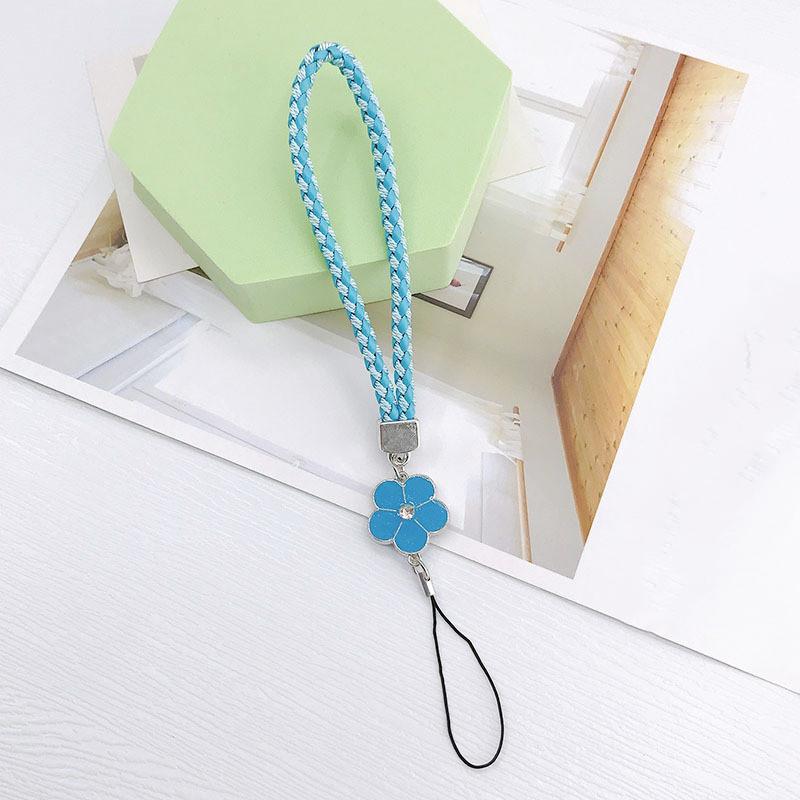 Милый ремешок для телефона, креативный модный цветочный ремешок для телефона, портативный браслет для женщин, аксессуары для мобильных телефонов на запястье