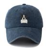 Printed cute border collie dog baseball cap retro outdoor light curved brim cap truck driver hat holiday camping