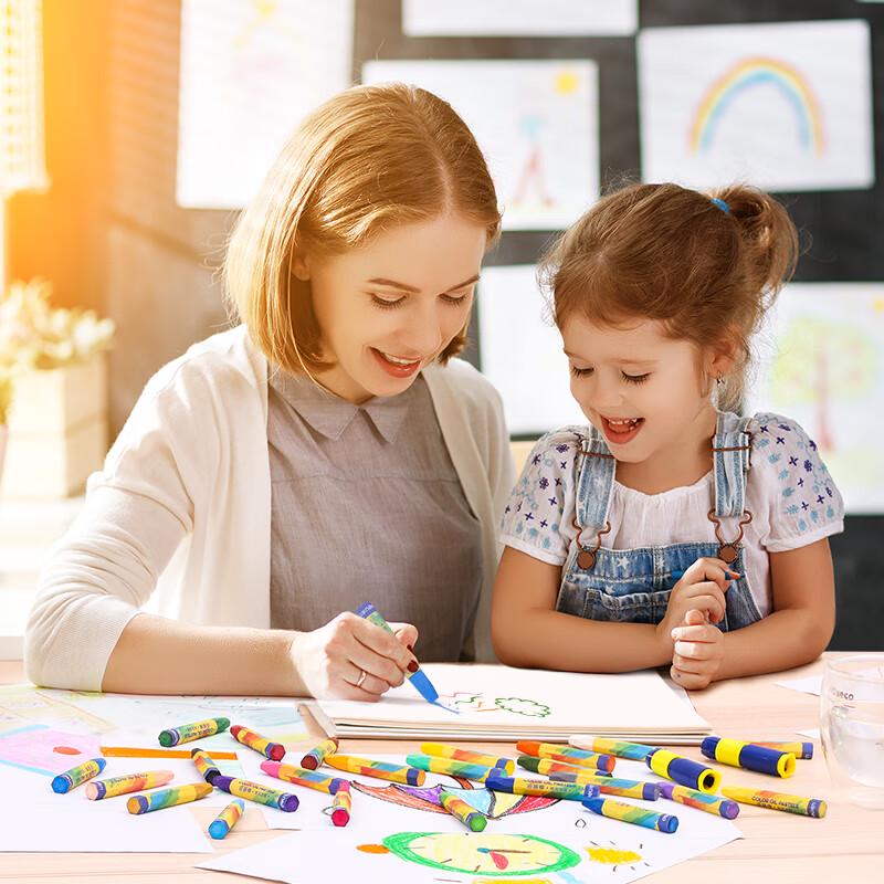 Deli 72052 Kids' Drawing Crayons Set
