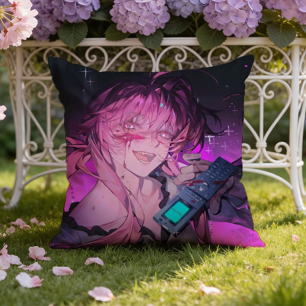M-Mirai N-Nikki Чехол на подушку для дома и автомобиля, двусторонний: Двусторонняя конструкция для максимального комфорта