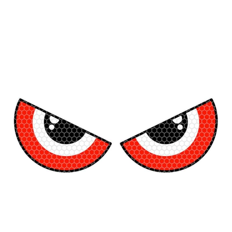 Наклейка на скутер в стиле «Зубы животных» 3D тисненый дизайн Светоотражающая наклейка Безопасная Водонепроницаемая для мотоциклов Транспортных средств