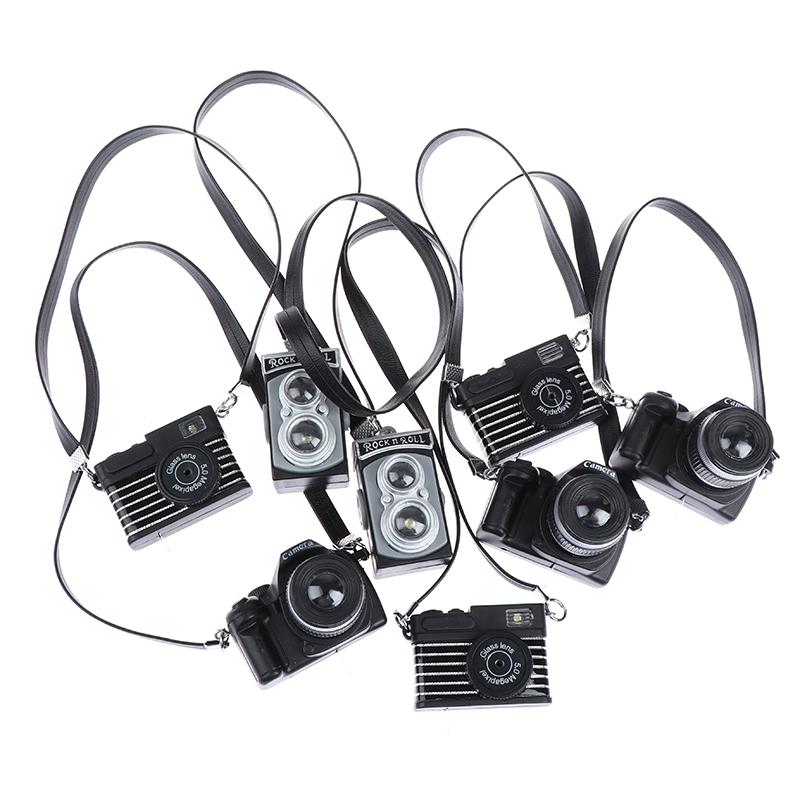 1:12 Dollhouse Miniature Mini Belt Camera Model Doll Accessories Decoration Toy