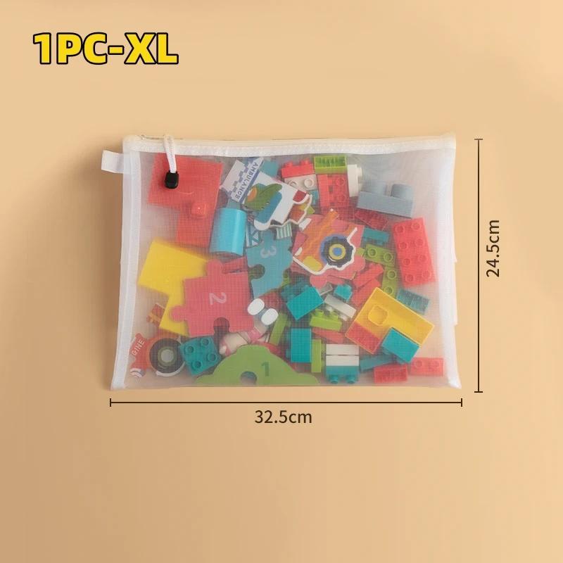 Сетчатая сумка для файлов на молнии, водонепроницаемая влагостойкая папка на молнии, сумка для хранения игрушек, сумка для хранения инструментов, косметическая сумка-органайзер