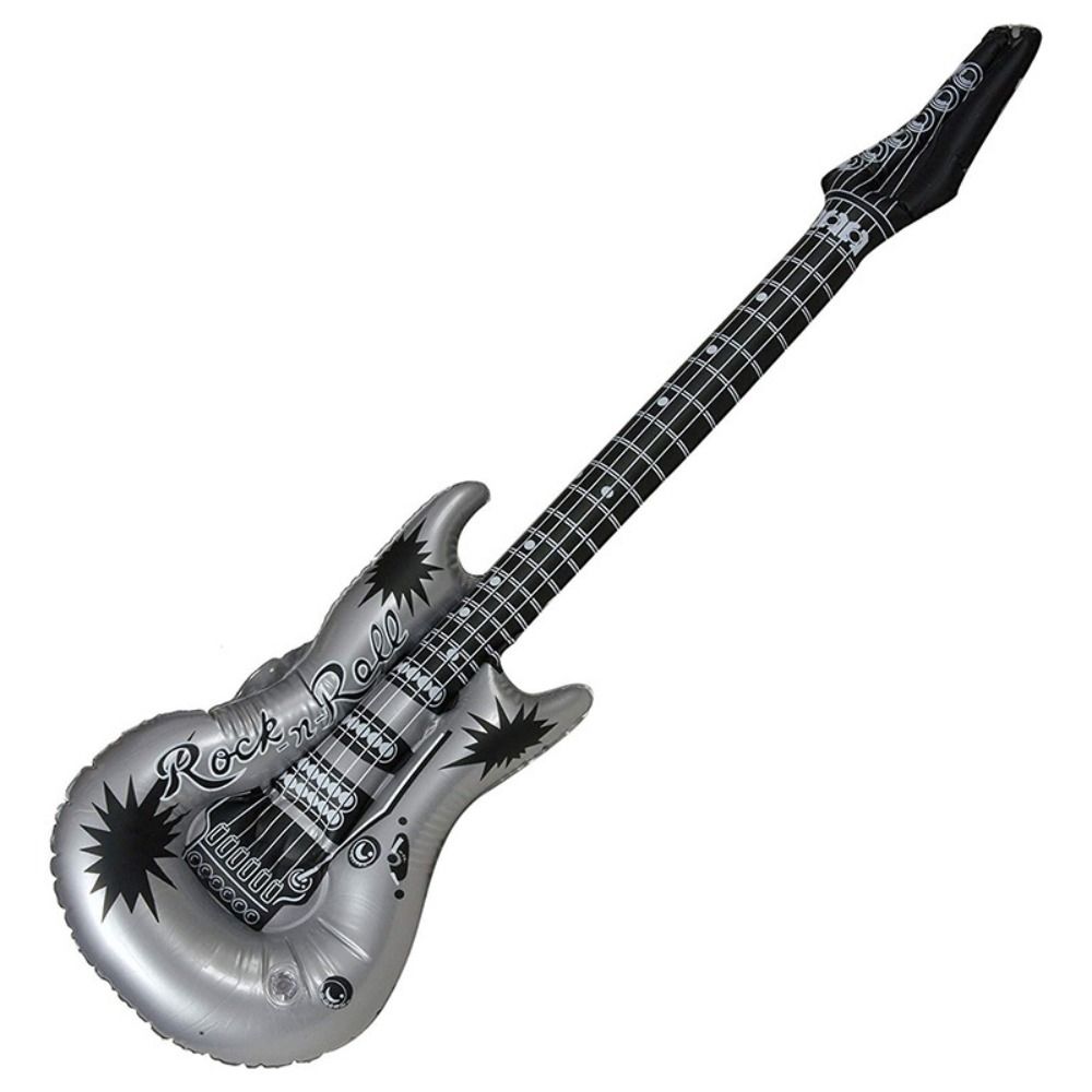 Inflatable Inflatable Musical Instrument Toys Random Color Guitar Foil Balloons Birthdays Party