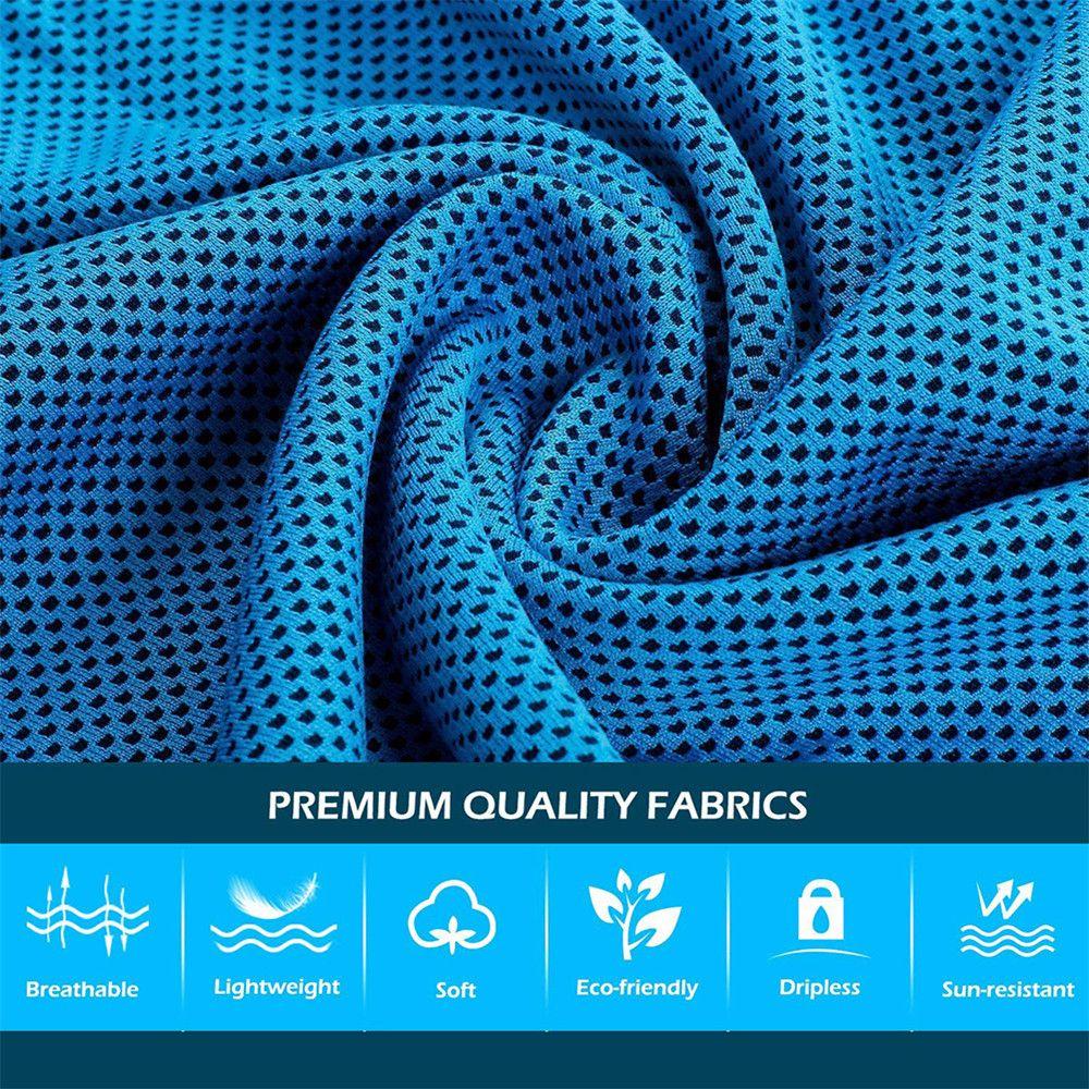 Microfiber Summer Running Gym Cooling Towel Sport Towel Rapid Cooling Quick-Dry Ice Face Towel
