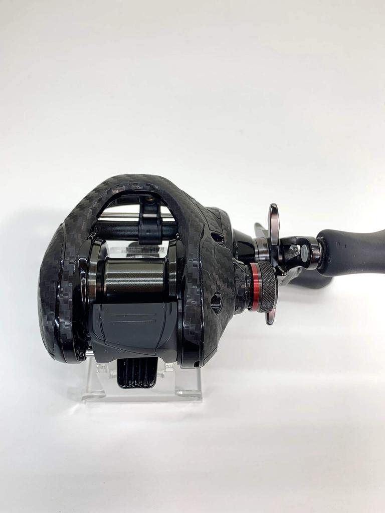 КАСТОМНЫЙ YOROI Кастомная наклейка для 17 Scorpion DC Baitcasting Защита от царапин SEAT.JP Катушка, (Черный, для правой руки)