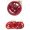 3Pcs Round Pancake Shaped Christmas Tree Hanging Pendant  Christmas Tree Decoration