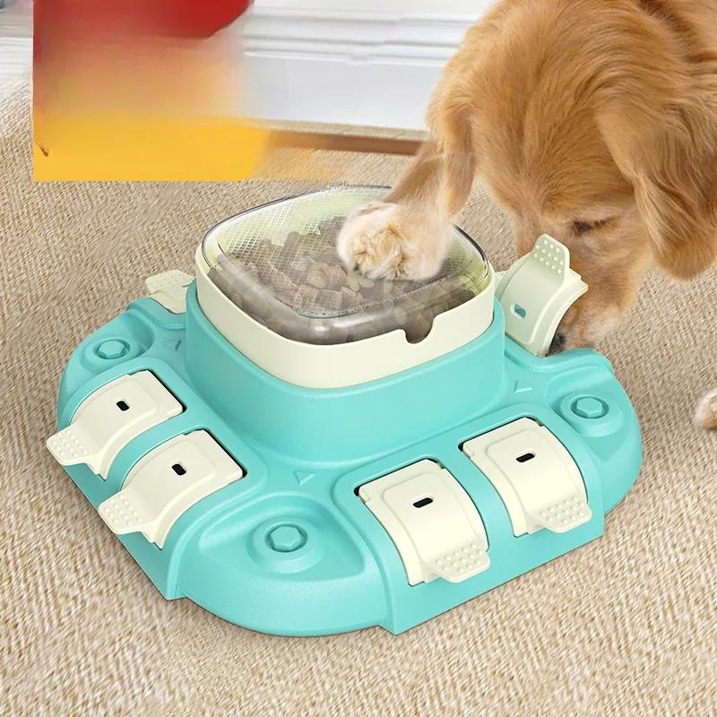 Товары для животных Скрытая утечка еды Собачья миска-головоломка Игрушки для медленного поедания собак