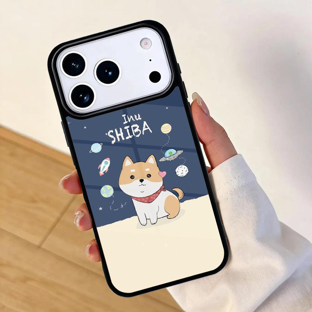 Смешной чехол для мобильного телефона с сиба-ину для IPhone 17 AIR 16pro Max 15 14 13 12 11 Защитный бампер
