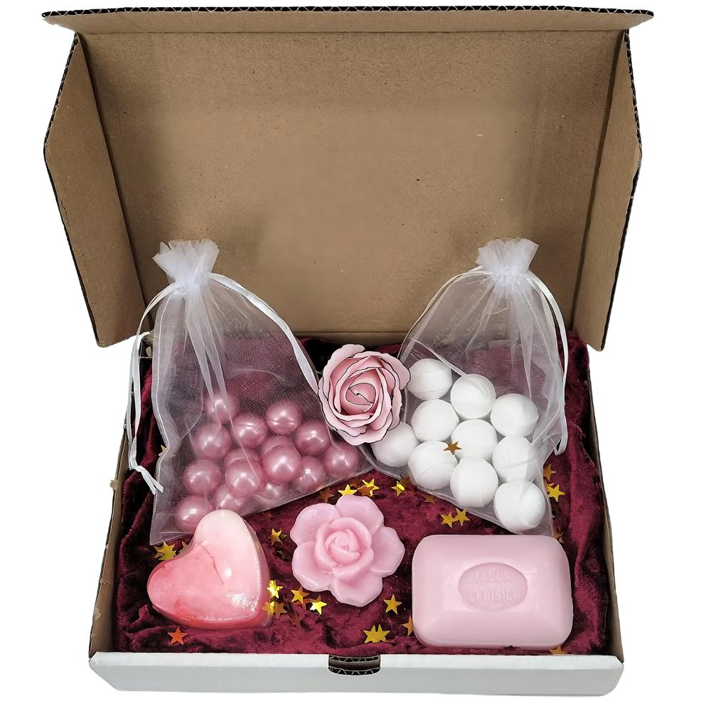 Подарочная коробка - Коробка для мыла и жемчуга для ванны, производство Франция.