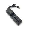 Зарядное устройство на 1 слот для литиевых аккумуляторов 3,7 В с USB-входом, для аккумуляторов 18650, 26650, 16340, 14500, 21700, с защитными функциями