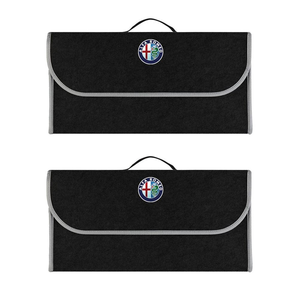 Car Accessories Trunk Storage Bags Travel Organizer Box For Alfa Romeo Giulia 147 156 Giulietta 159 Stelvio Brera GT Sportiva