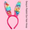 Rabbits Ear Headbands Sequins Hairband for Role Play Enthusiasts Photography