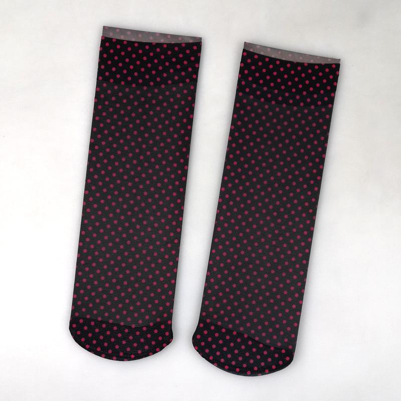 Короткие летние носки в женском стиле с различными милыми узорами