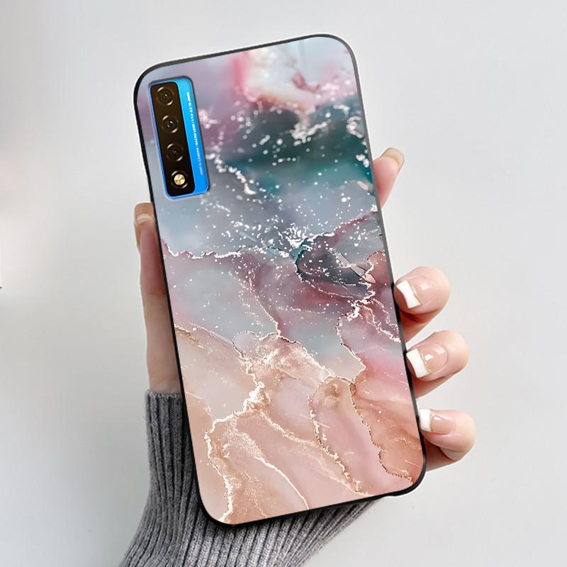 Чехол для TCL 20S 20L 20L+ 20 Pro 5G Роскошный Милый Кролик Любовь Забавный Черный Мягкий Силиконовый Чехол для Телефона для TCL20 20Pro 5G Задняя Крышка