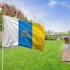 1pc A Flag of The Canary Islands, Featuring The Running of The Bulls Festival, Measuring 91.44X152.4 Cm, Equipped with Four Brass Grommets, Perfect Fo
