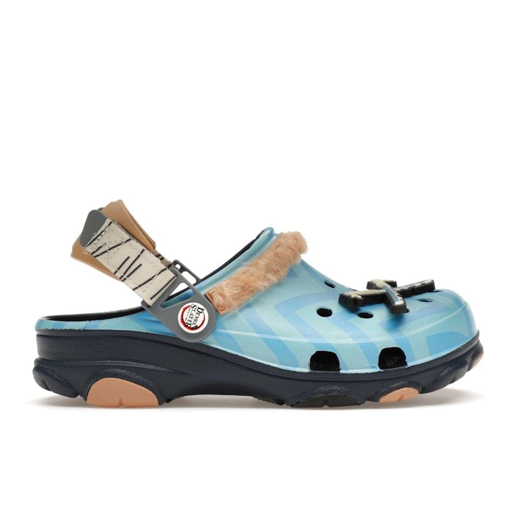 Crocs X Demon Slayer Вездеходные клоги Иноске Синие Унисекс Клоги 209319-410