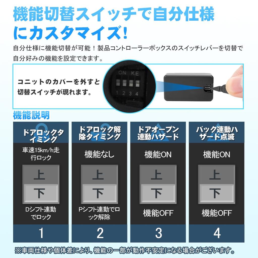 TELLIKA N-BOX JF5 Car Speed Interlocking Door Lock, JF5 Custom Parts, Car Speed Door