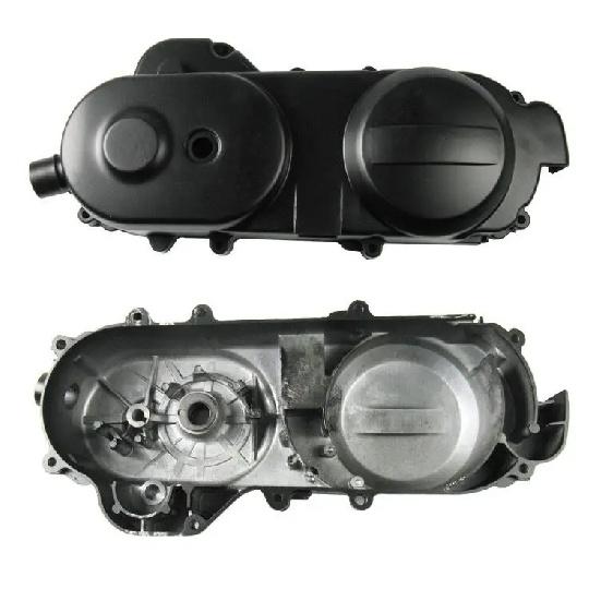 Крышка картера двигателя 49cc 50cc Короткий картер Мотор Левая GY6 Скутер QMB139 Мопед Крышка Черная