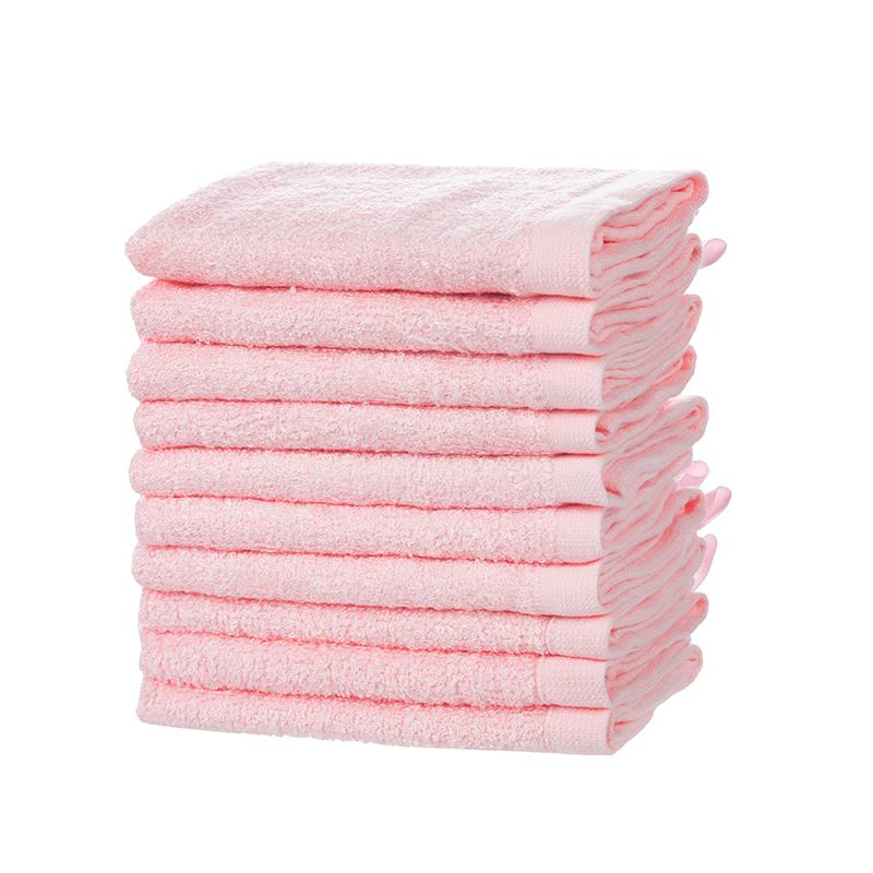 10pcs Soft and Breathable Bamboo Fiber Small Square Hand Towel for Kindergarten Children's Small Towel